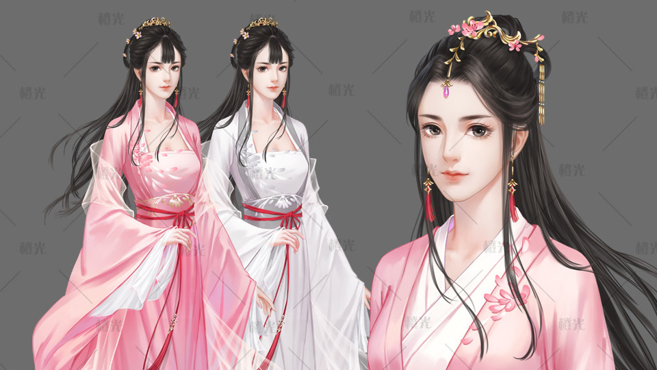 古风女立绘详情 - 橙娘素材铺 - 橙光|66rpg