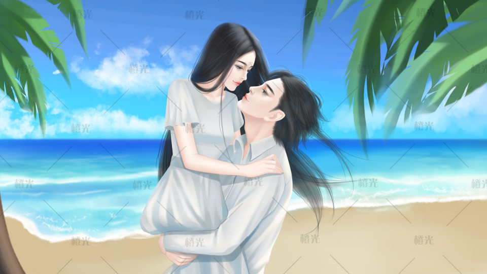 海边情侣详情 - 素材交易平台 - 橙光|66rpg