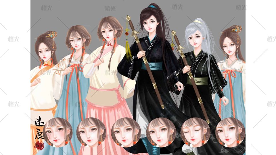 女扮男装小姐姐详情 橙娘素材铺 橙光|66rpg