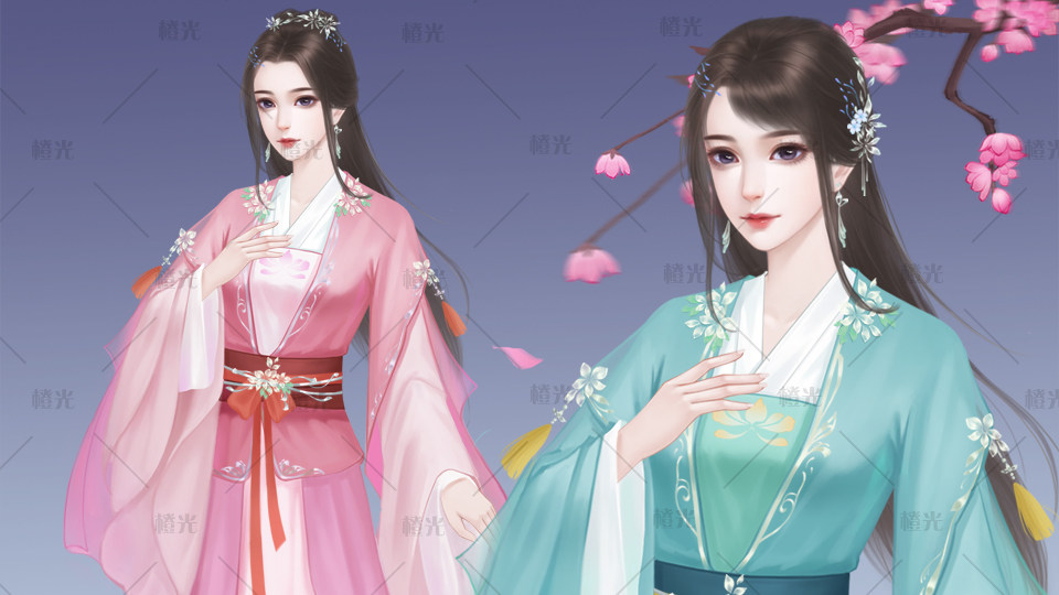 古风灵小妹详情 橙娘素材铺 橙光|66rpg