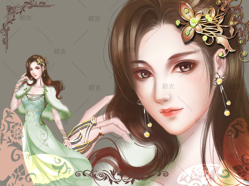 古风少女花妖