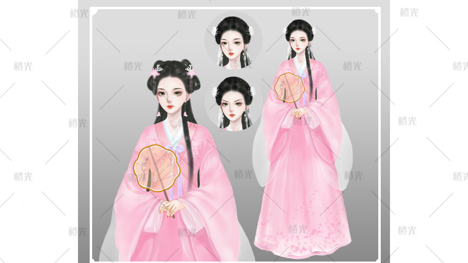 古风立绘女详情 - 橙娘素材铺 - 橙光|66rpg
