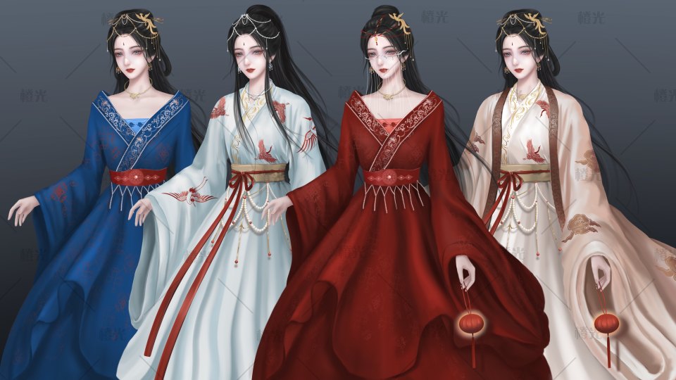 古风女—锦雀详情 - 橙娘素材铺 - 橙光|66rpg