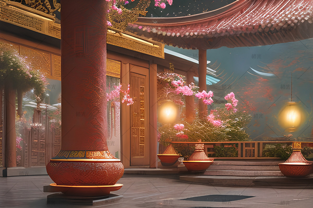 古风宫廷花园详情 - 橙娘素材铺 - 橙光|66RPG