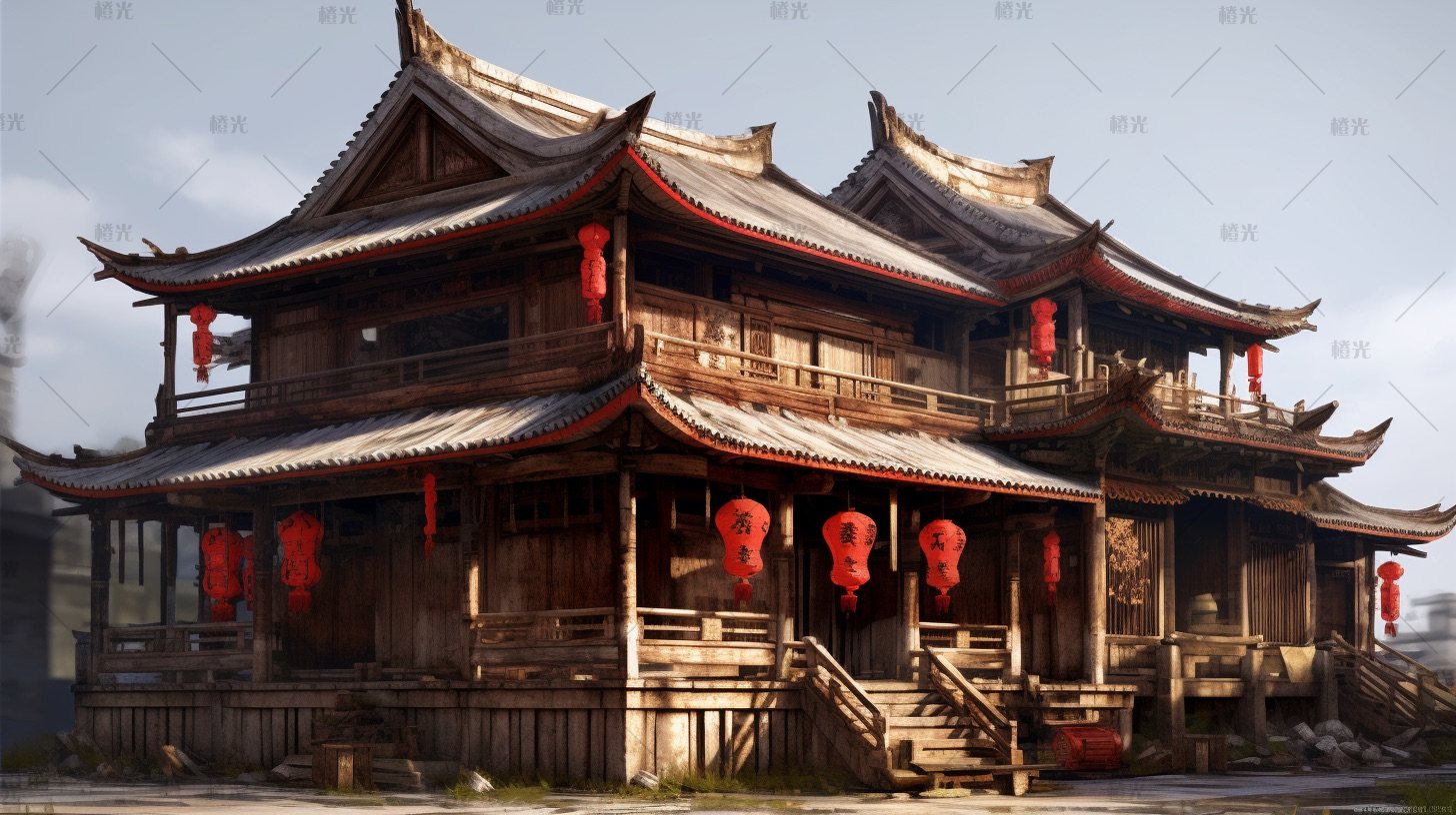 古代茶楼详情 - 橙娘素材铺 - 橙光|66RPG