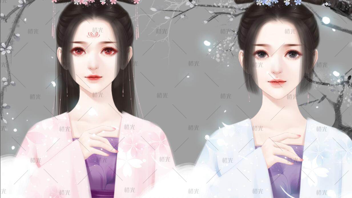2双瞳古代小姐详情 - 橙娘素材铺 - 橙光|66RPG