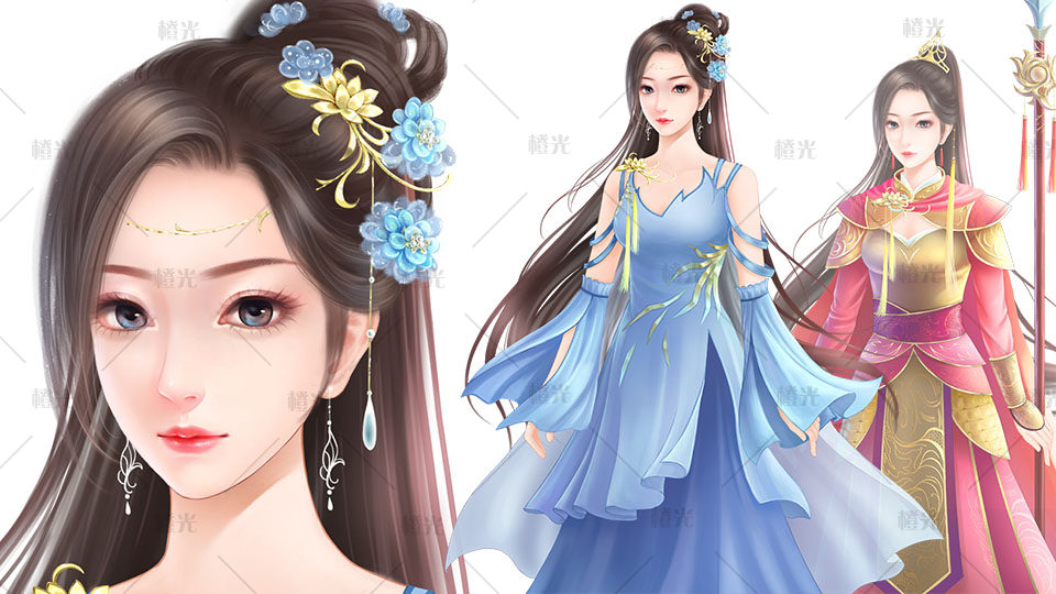 女立绘古装版