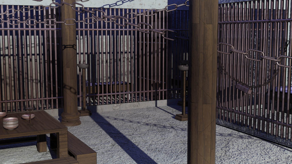 古监狱牢笼囚笼