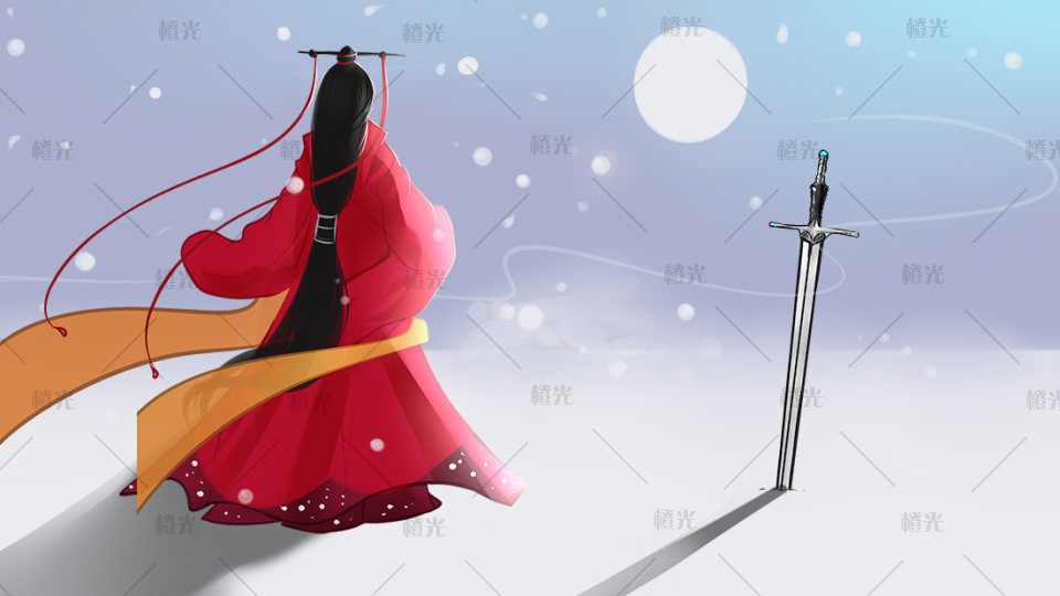 动漫背剑背影图片,背剑大侠背影图片大全,大侠图片_大山谷图库
