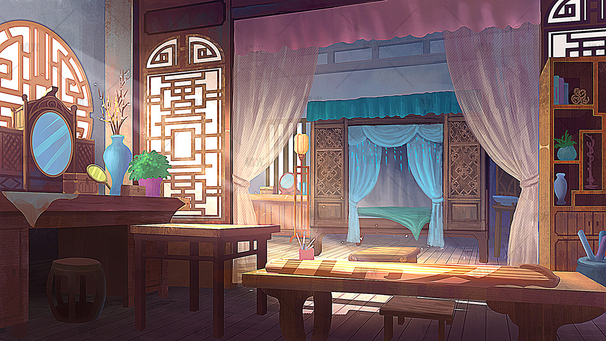 室内闺房后宫详情 - 橙娘素材铺 - 橙光|66RPG