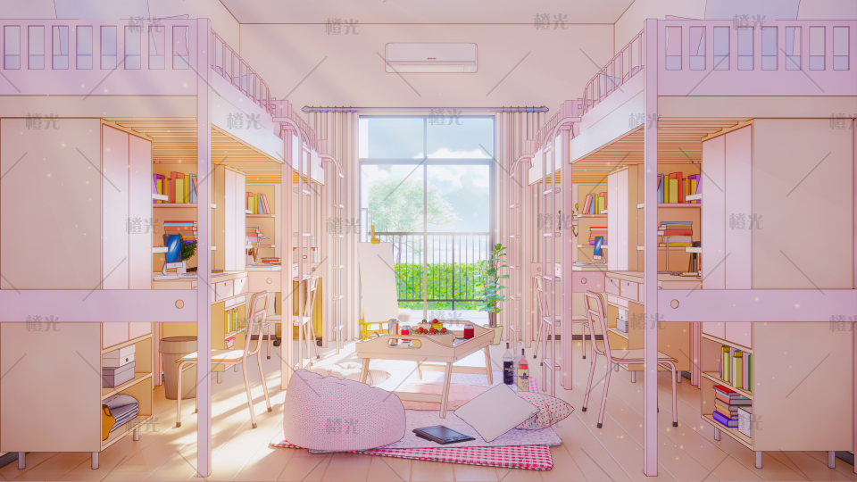 背景-宿舍详情 - 橙娘素材铺 - 橙光|66rpg