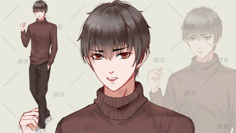 二次元动漫毛衣