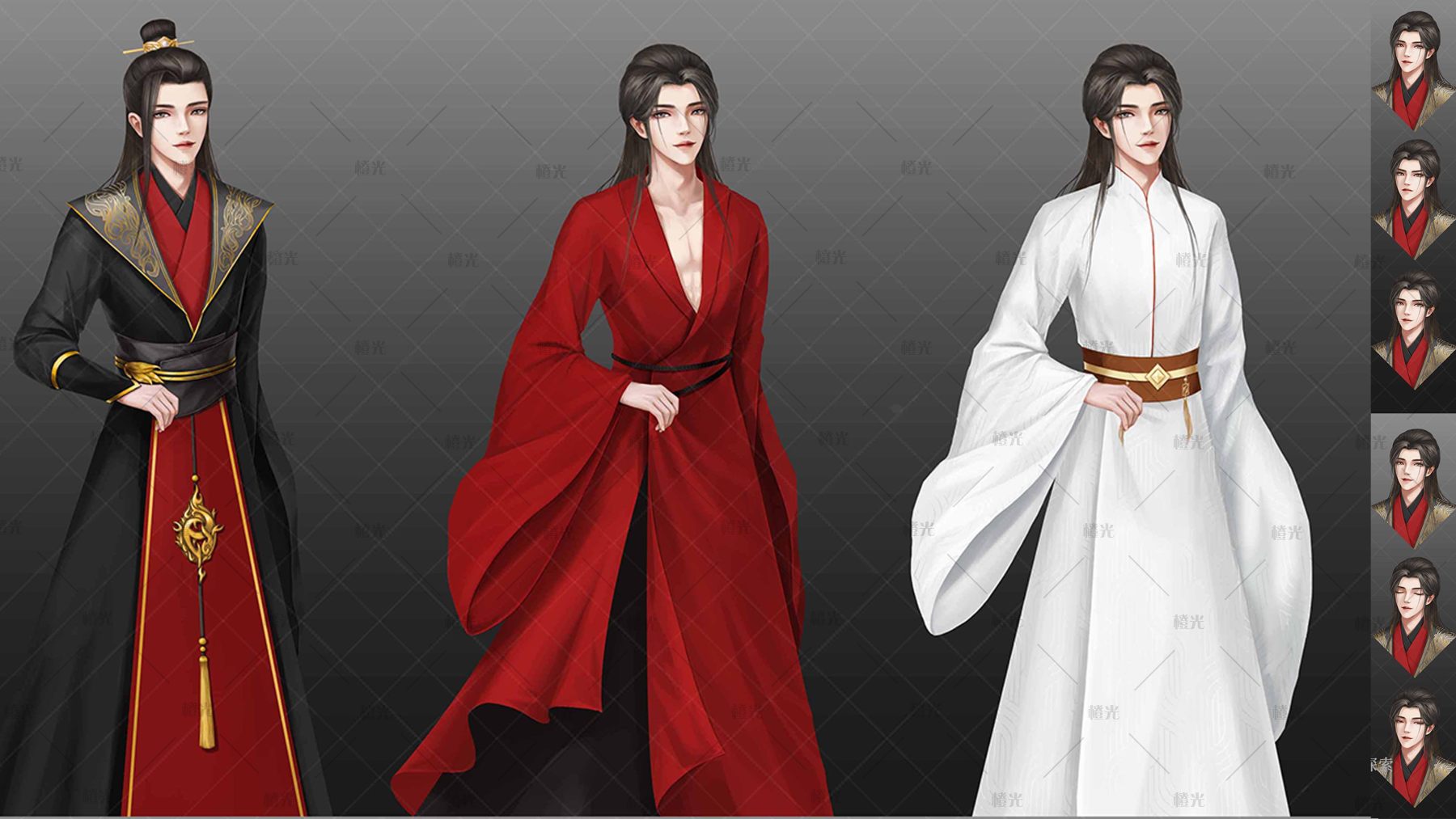 古代男立绘详情 - 橙娘素材铺 - 橙光|66RPG