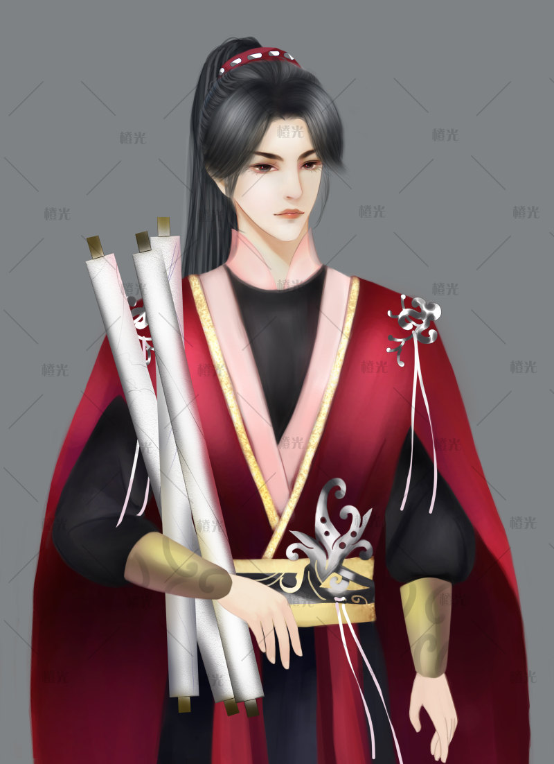 古风立绘男花郎详情 - 橙娘素材铺 - 橙光|66rpg