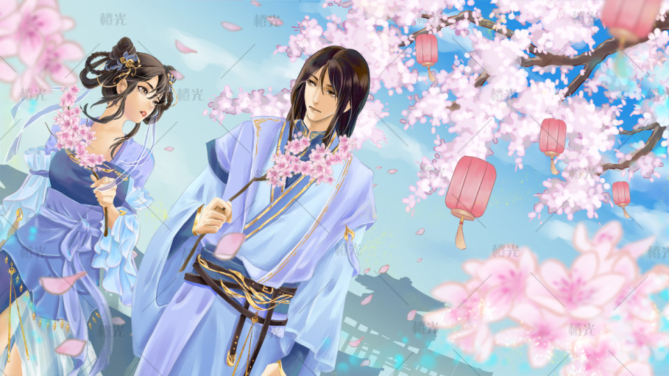 cg 桃开详情 - 橙娘素材铺 - 橙光|66rpg